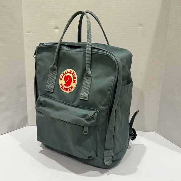 Fjallraven Kanken Backpack Army Green Utility School Travel Hiking Bag Nylon - Picture 4 of 13